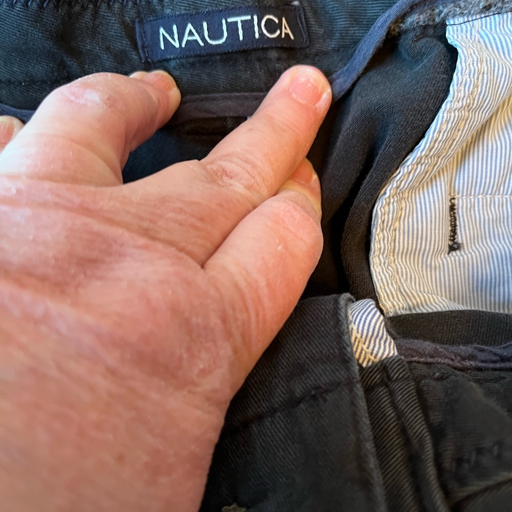 Nautica Men's Black Chinos, Size 40x32 - Picture 7 of 14